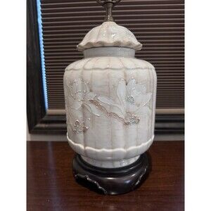 Vintage Porcelain Handpainted Lamp
